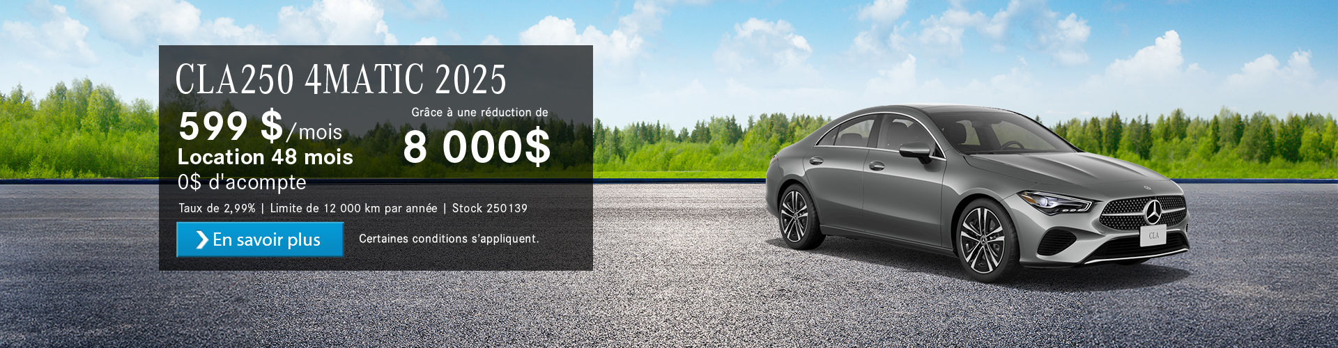 La Mercedes-Benz CLA 250 4MATIC 2025