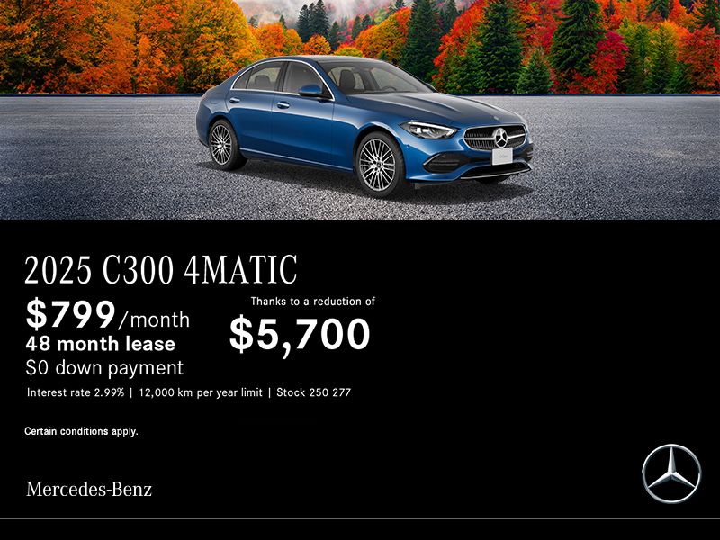 2025 Mercedes-Benz C300 4Matic