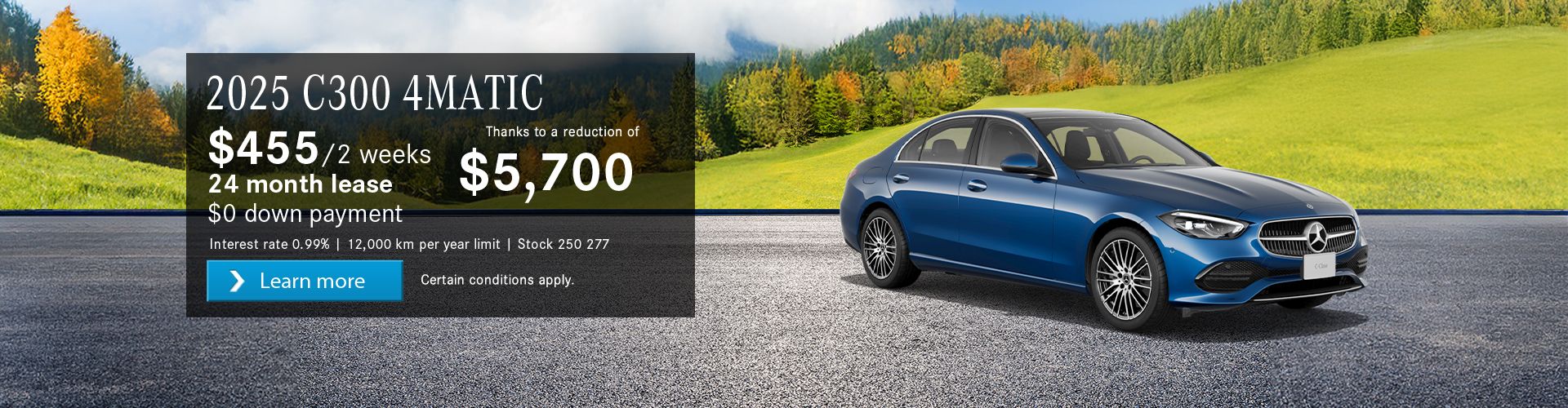 The 2025 Mercedes-Benz C300 4MATIC