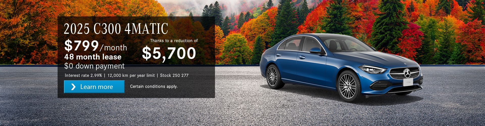The 2025 Mercedes-Benz C300 4MATIC