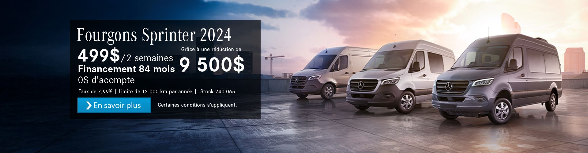 Mercedes-Benz Fourgon Sprinter 2024