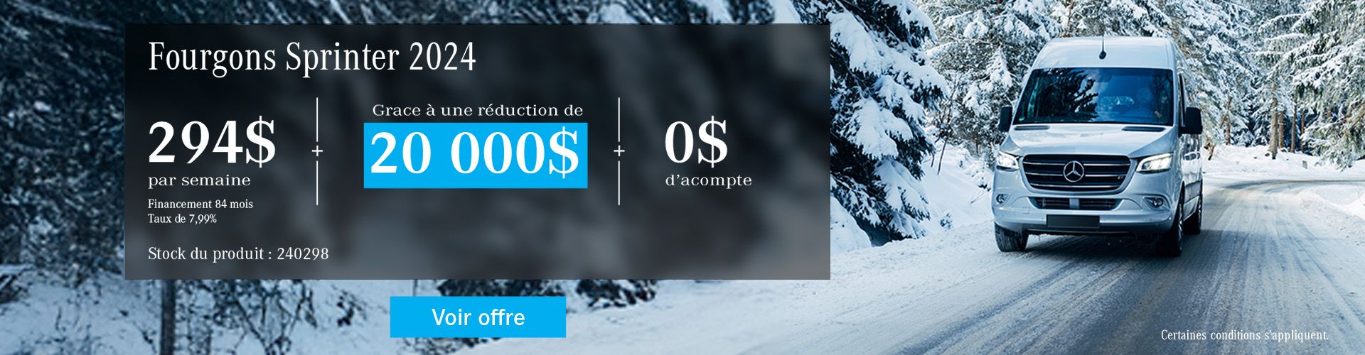 Mercedes-Benz Fourgon Sprinter 2024