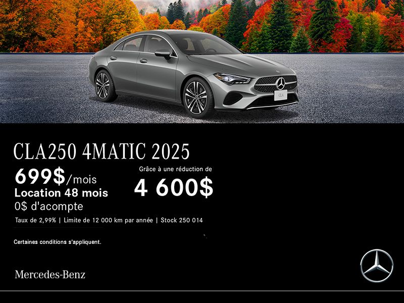 Mercedes-Benz CLA 250 4MATIC 2025