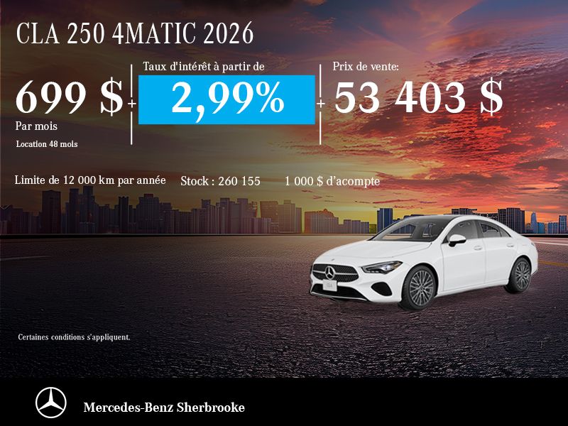 Mercedes-Benz�CLA 250 4MATIC 2026