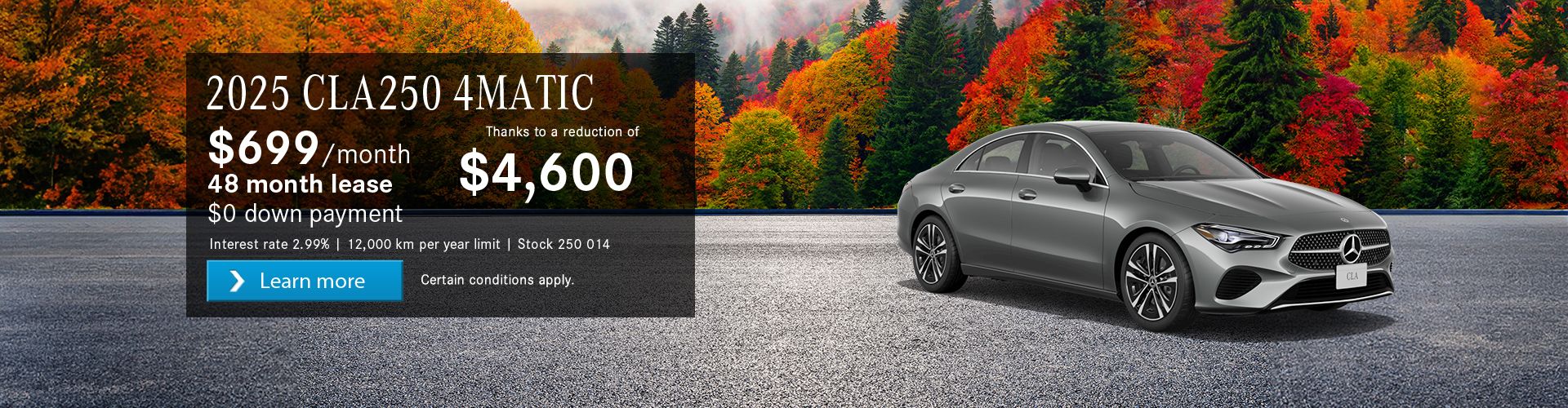 The 2025 Mercedes-Benz CLA 4MATIC 2025