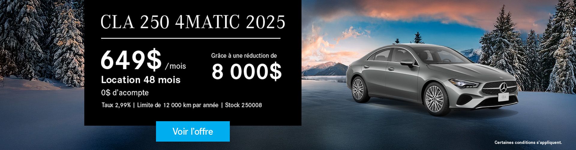 Mercedes-Benz CLA 4MATIC 2025