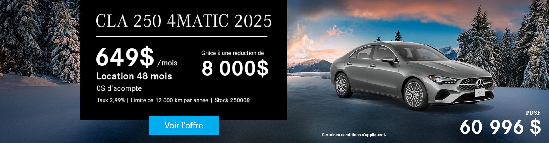 Mercedes-Benz CLA 4MATIC 2025