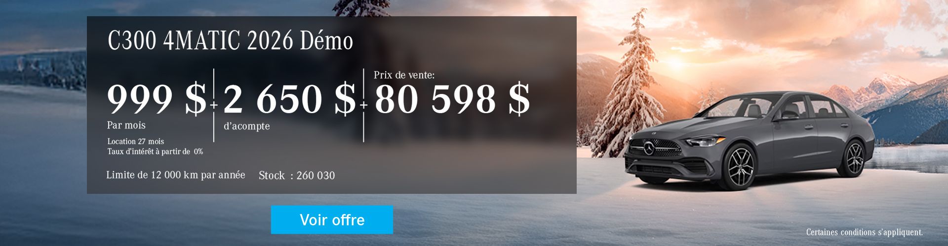 Mercedes-Benz C300 4MATIC 2026