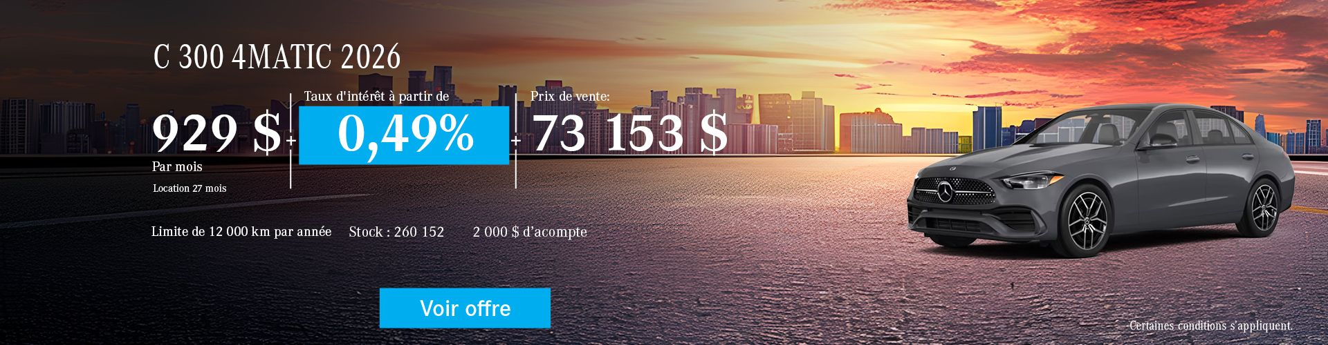 Mercedes-Benz C300 4MATIC 2026