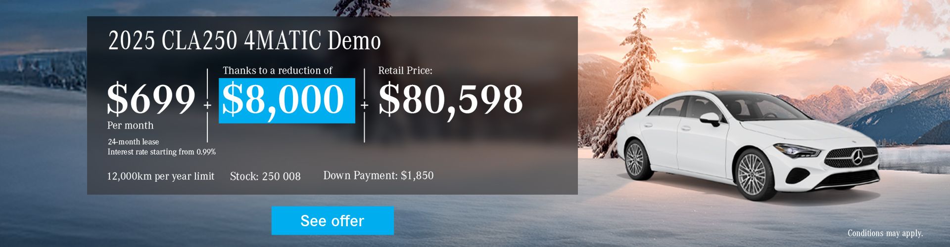 2025 Mercedes-Benz CLA250 4MATIC