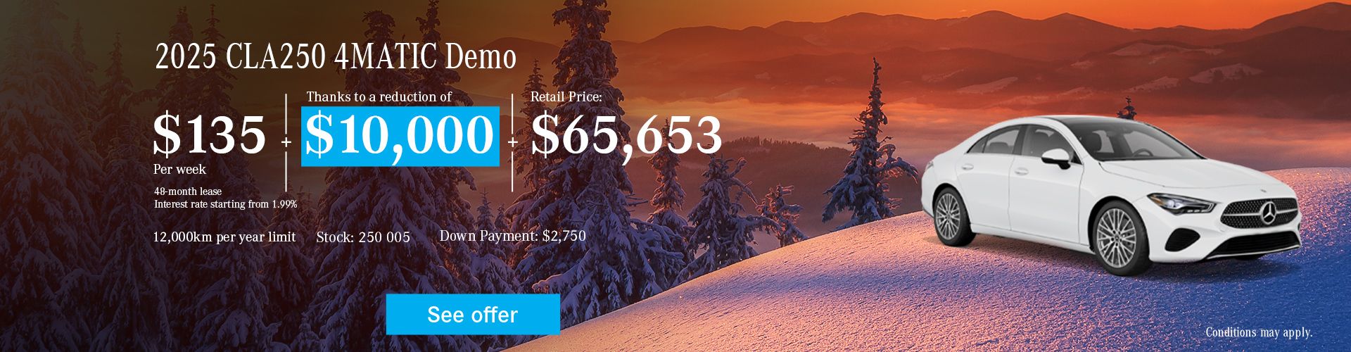 2025 Mercedes-Benz CLA250 4MATIC