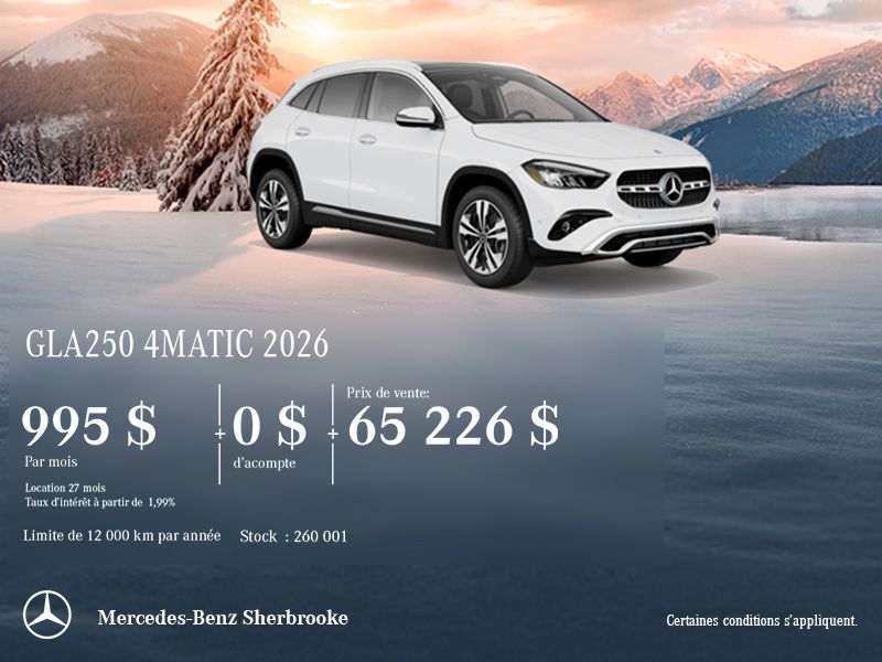 Mercedes-Benz GLA250  4MATIC  2026