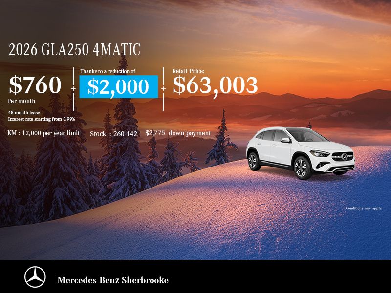 2026 Mercedes-Benz GLA250 4MATIC