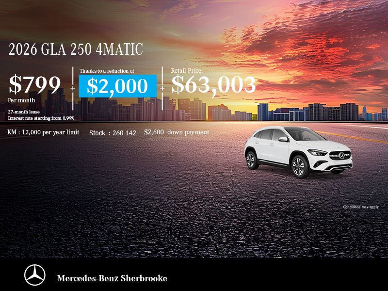 2026 Mercedes-Benz GLA250 4MATIC