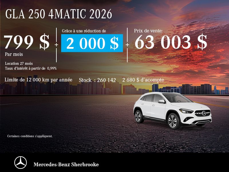Mercedes-Benz�GLA250 4MATIC 2026