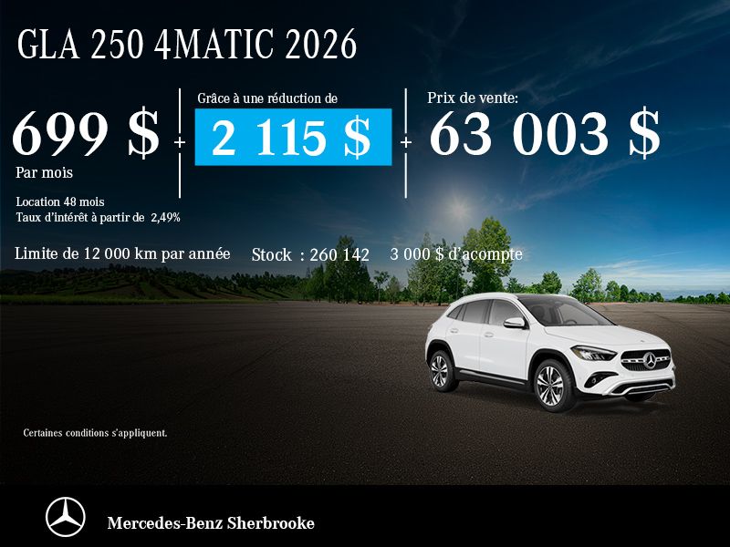 Mercedes-Benz GLA 250 4MATIC 2026