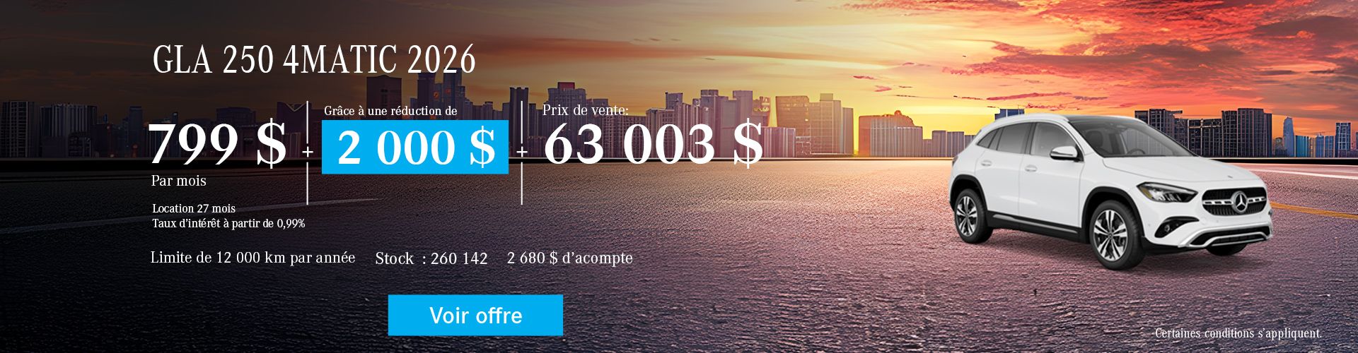 Mercedes-Benz GLA250 4MATIC 2026