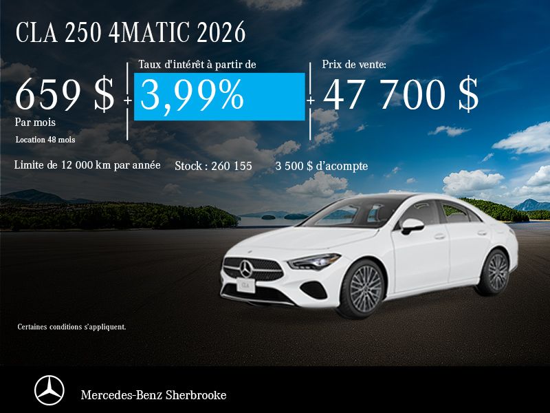 CLA 250 4MATIC 2026