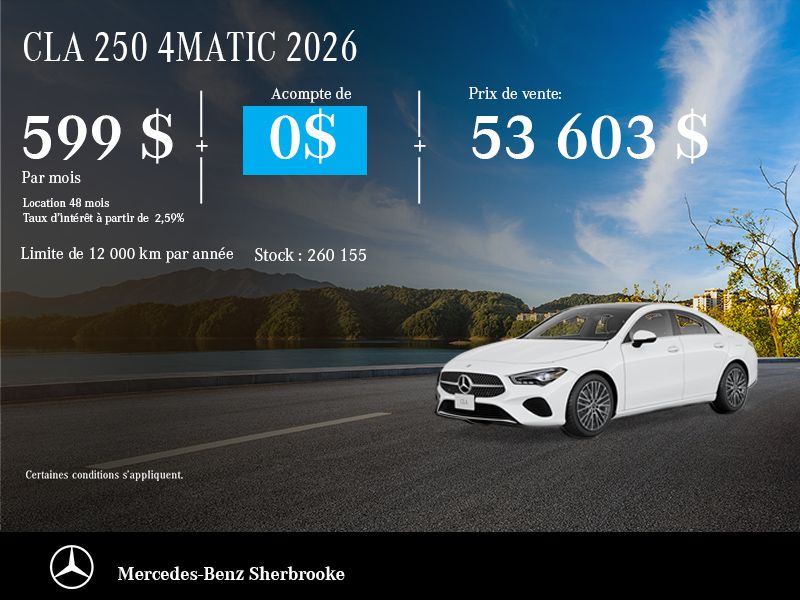 CLA 250 4MATIC 2026