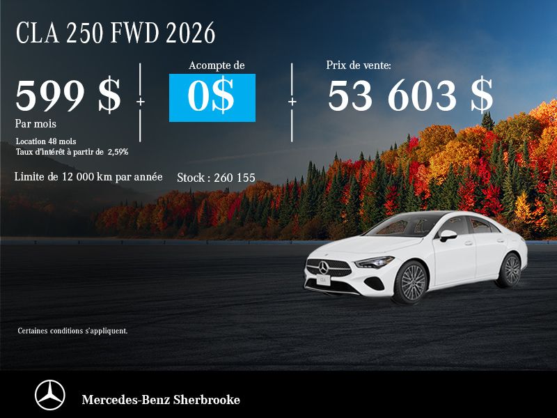 CLA 250 FWD 2026