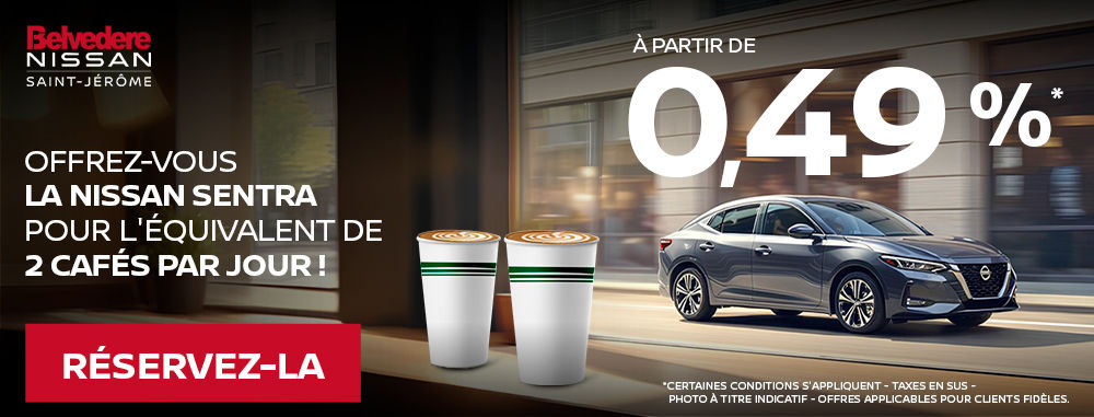 Nissan Sentre 2025 cafés