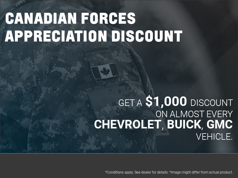 Canadian Forces Appreciation Discount