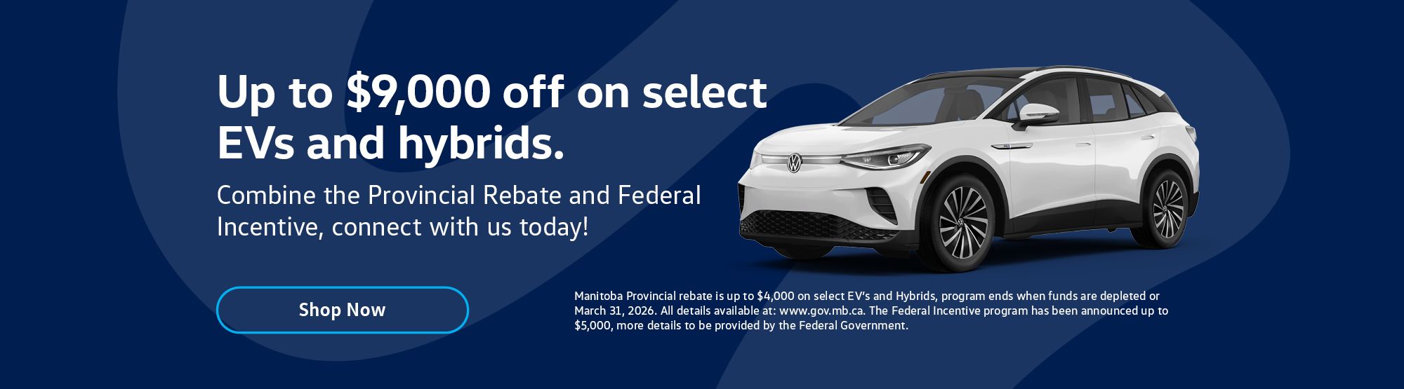 Manitoba EV Rebate Expires Soon!