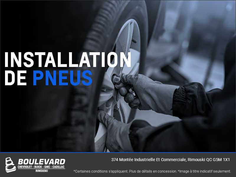 Installation de pneus
