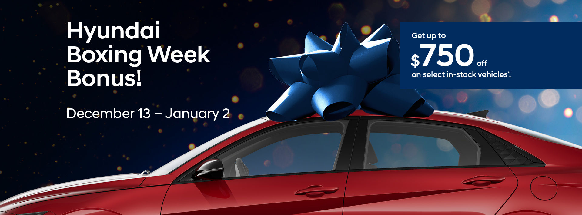 Boxing Week Sales Event