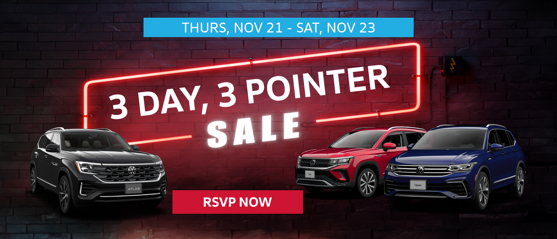 3 Day, 3 Pointer VIP Sales Event