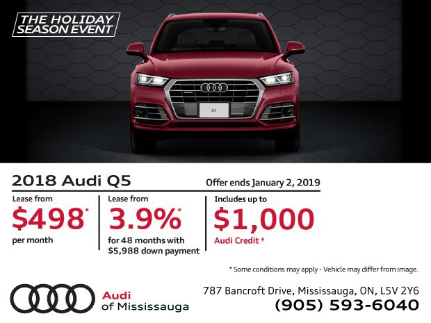 Drive the 2018 Audi Q5 today! Drive the 2018 Audi Q5 today!