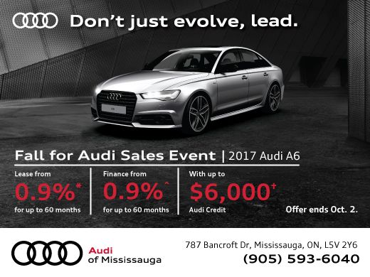 Fall For Audi Sales Event 2017 Audi A6 Audi Of Mississauga