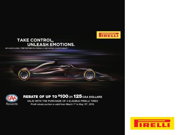 Pirelli - Spring 2019 Rebate Pirelli - Spring 2019 Rebate