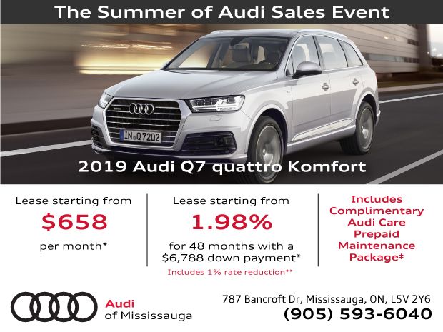 EXTENDED! Summer of Audi Sales Event | 2019 Audi Q7 EXTENDED! Summer of Audi Sales Event | 2019 Audi Q7