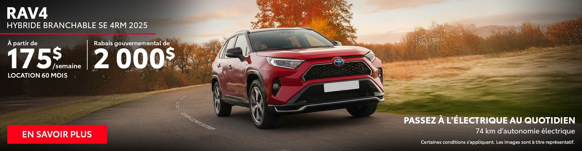 RAV4 Hybride branchable SE 4RM 2025 RAV4 Hybride branchable SE 4RM 2025