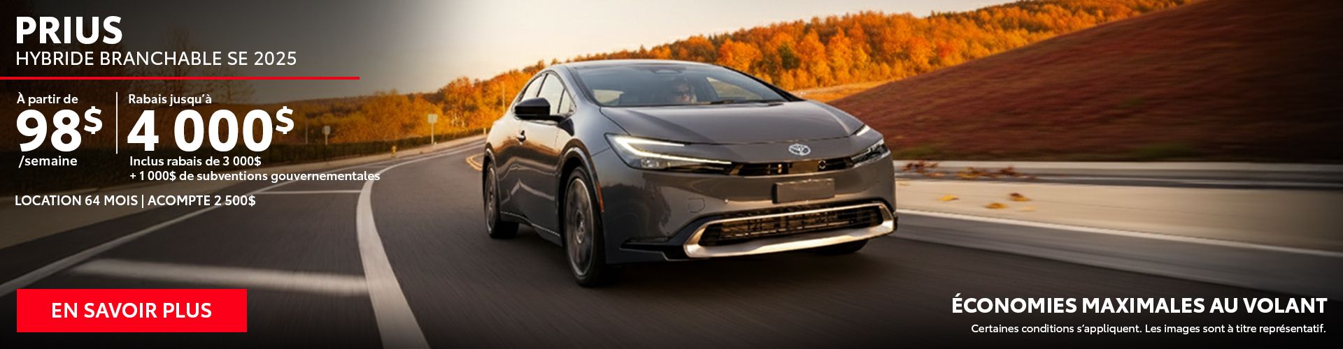 Prius Hybride branchable SE 2025 Prius Hybride branchable SE 2025