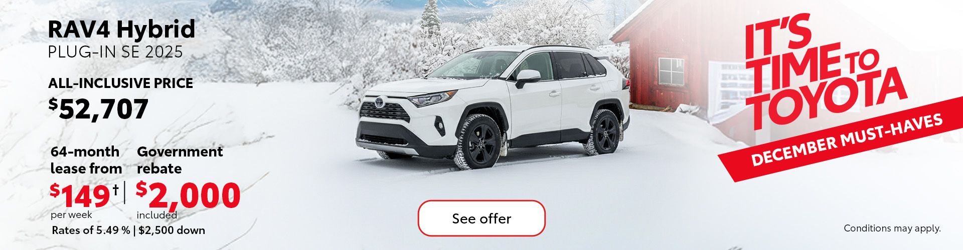 2025 RAV4 Plug-in Hybrid SE
