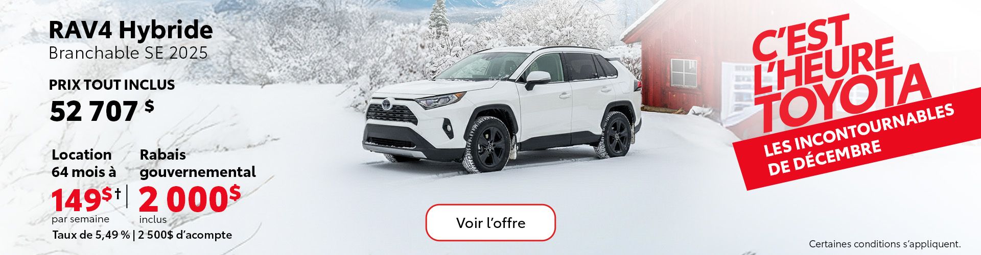 RAV4 Hybride Branchable SE 2025 RAV4 Hybride Branchable SE 2025