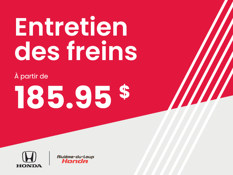 Entretien des freins