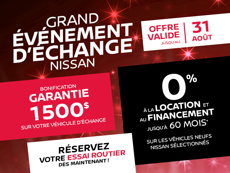 Grand Évenement D'échange Nissan