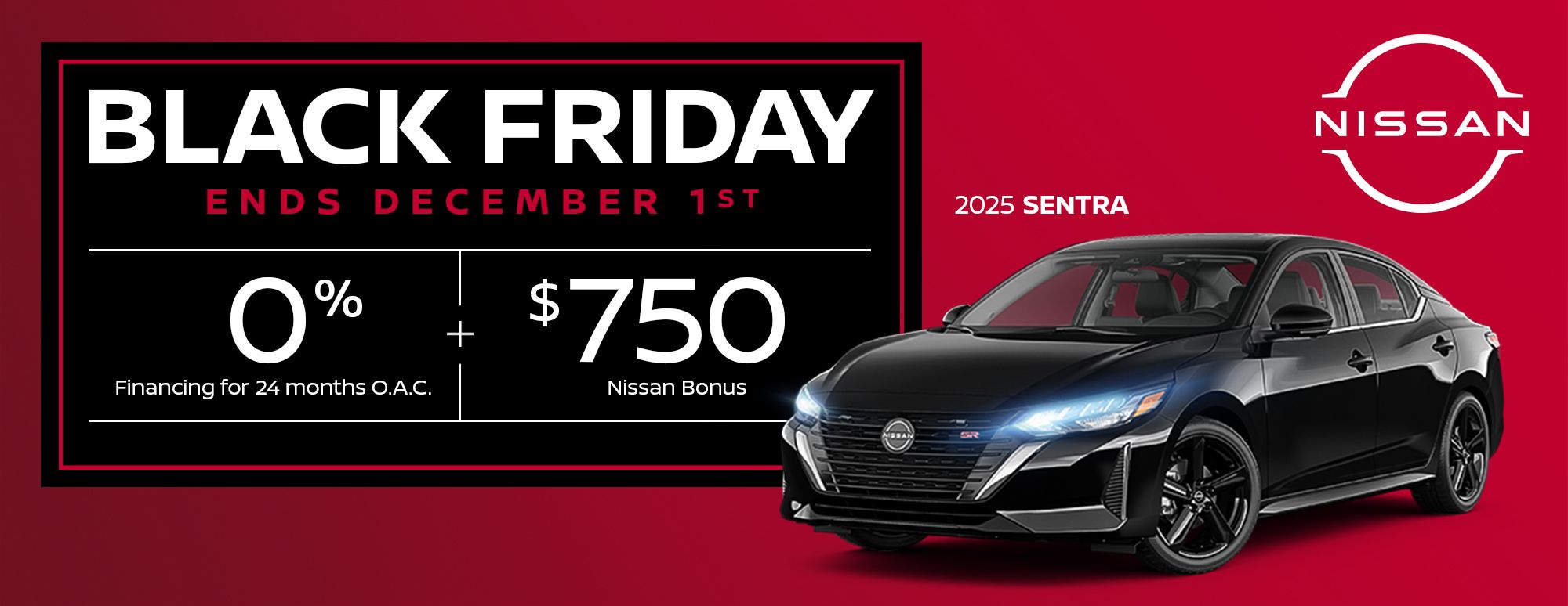 BLACK FRIDAY 2025 SENTRA