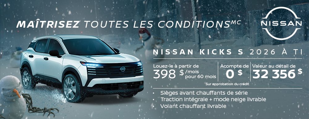 Kicks 2026 - Maîtrisez toutes les conditions