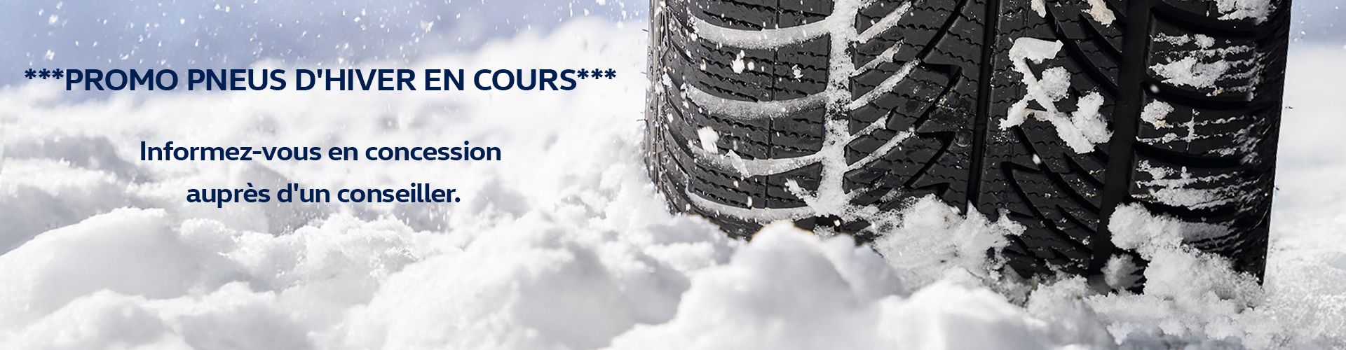 Promo pneus hiver