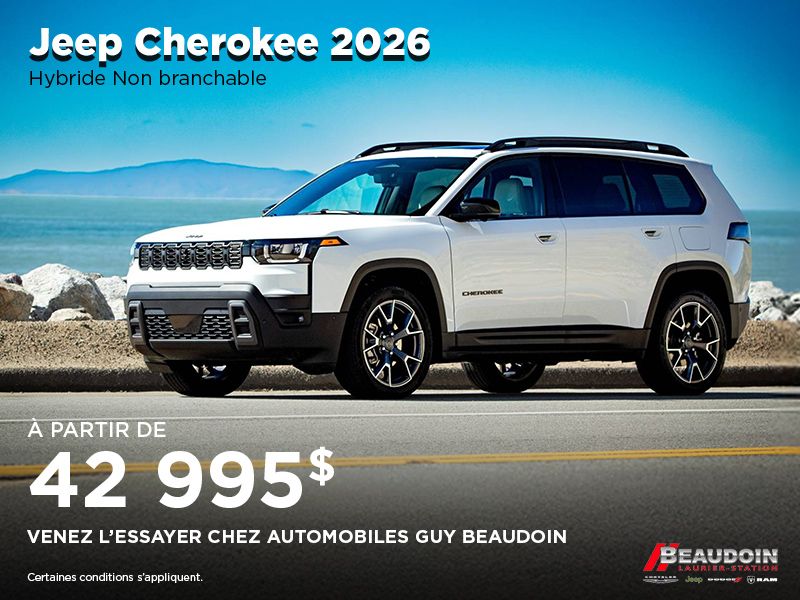 Nouveau Jeep Cherokee Hybride 2026