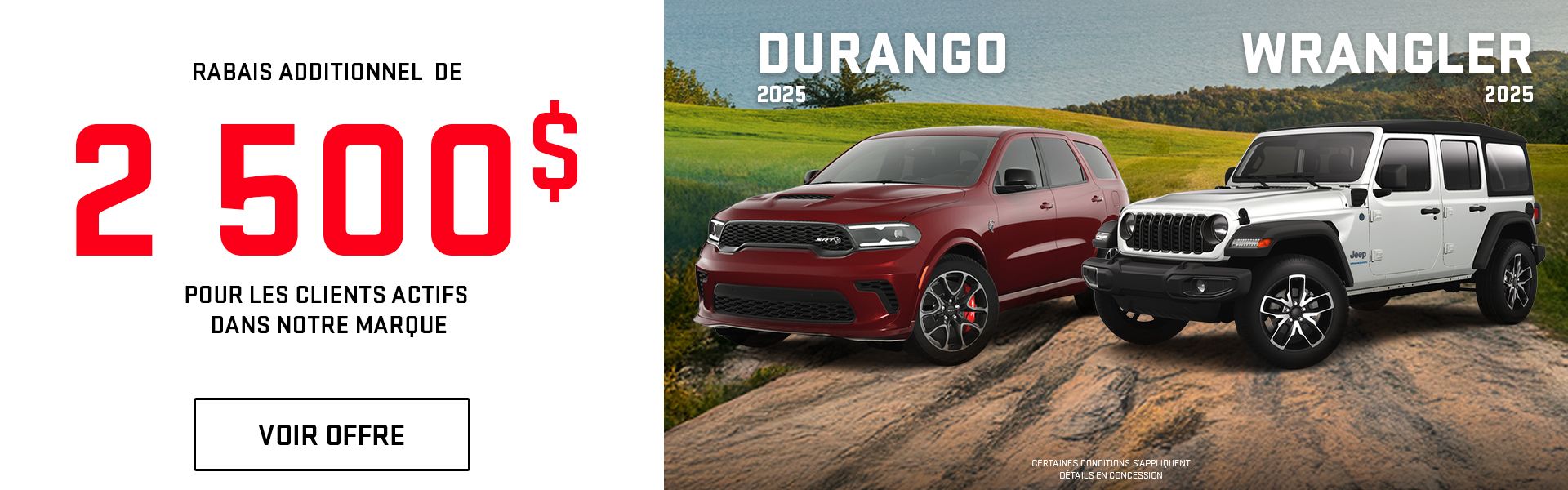 Durango - Wrangler 2025