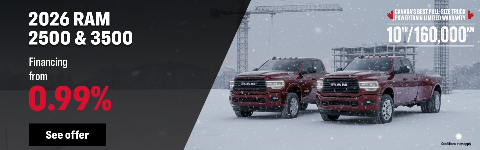 2026 RAM 2500 et 3500