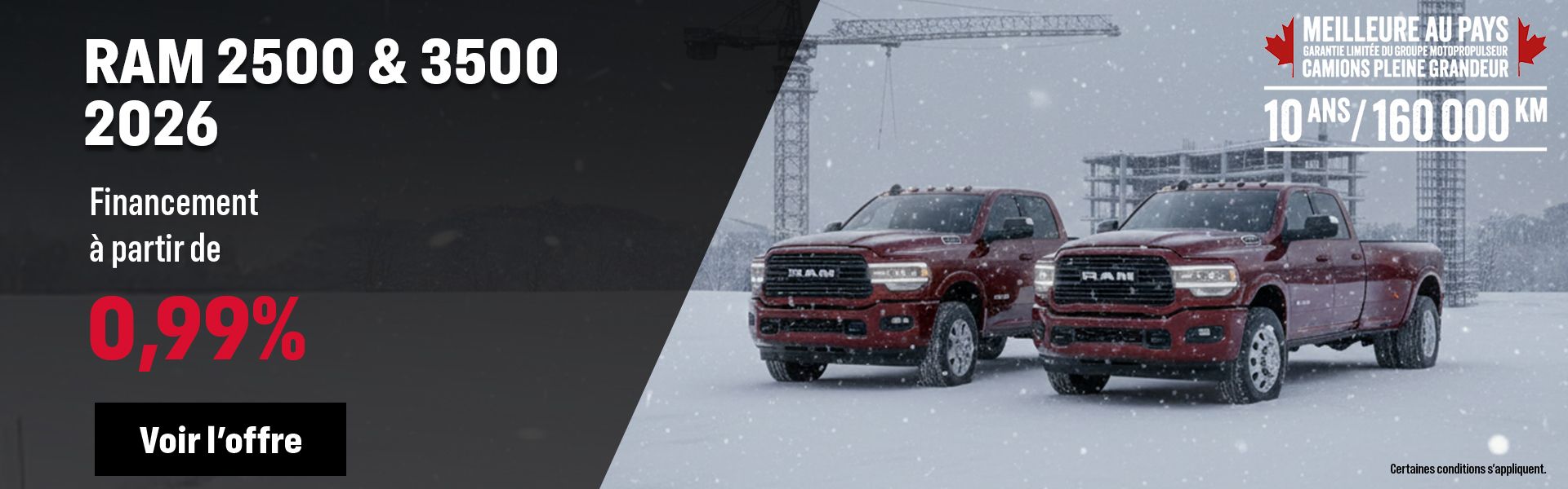 RAM 2500 et 3500 2026