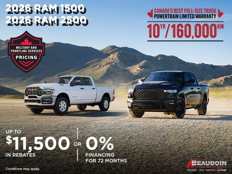 2026 Ram 1500 & 2026 Ram 2500