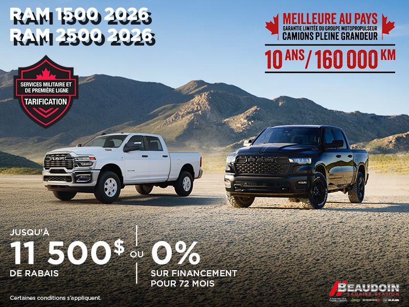 Ram 1500 2026 & Ram 2500 2026