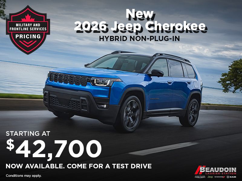 2026 Jeep Cherokee Hybrid Non-Plug-in